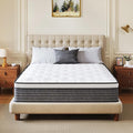 CH CHARME HOUSE Twin Mattress, 10 Inch Twin Size Hybrid in a Box, Medium Feel Foam and Individual Pocket Springs, Fiberglass Free Bed, Extra Edge Support, Pressure Relief, CertiPUR-US