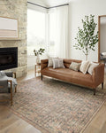Loloi Angela Rose Aubrey Collection AUB-01 Navy/Multi 2'-6" x 12'-0", .19" Pile Height, Runner Rug