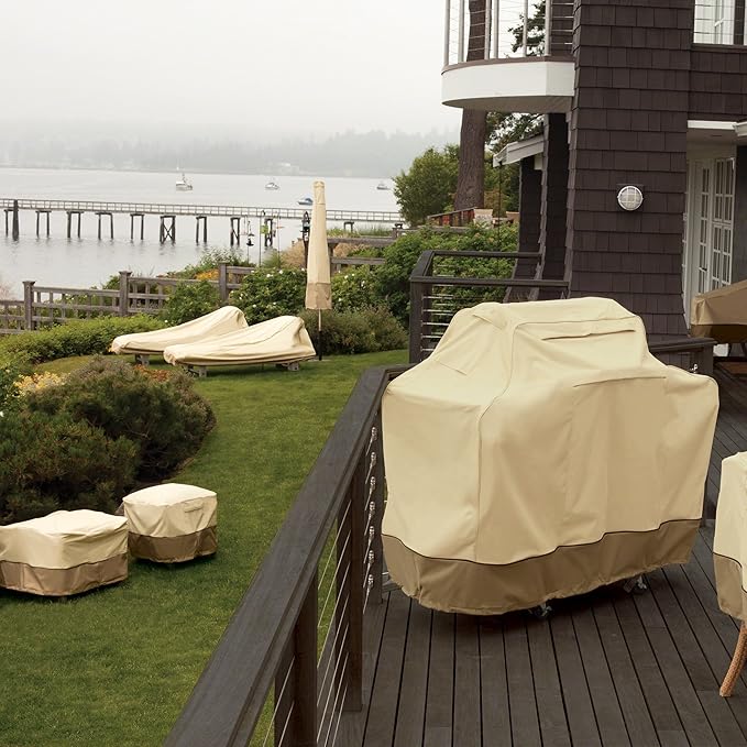 Classic Accessories Veranda Water-Resistant 60 Inch Patio Bench Cover, Patio Furniture Covers