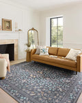 Loloi Rifle Paper Co. Maison Collection MAO-01 Nightingale Black 3'-9" x 5'-6", .19" Pile Height, Accent Rug