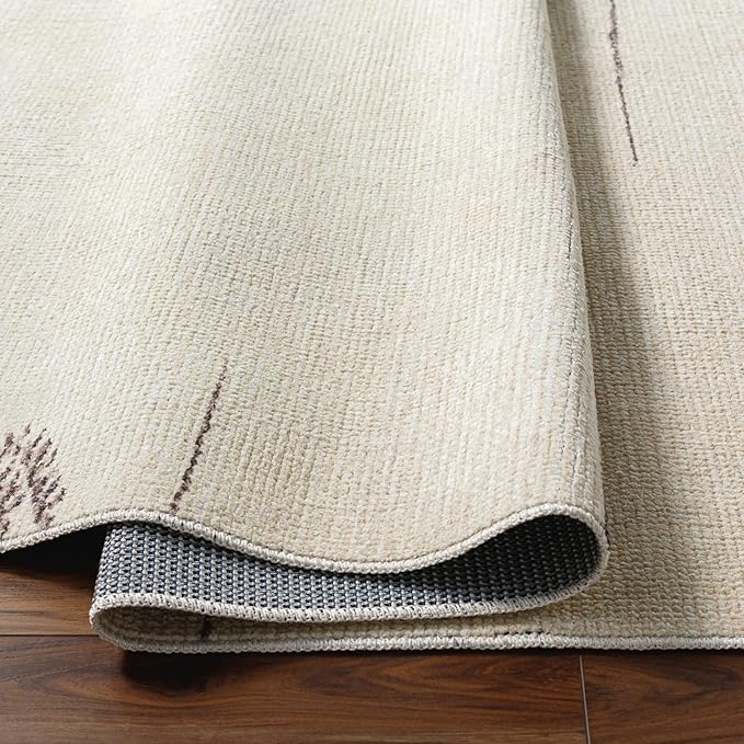 Livabliss x Becki Owens Rivi Moroccan Area Rug , 3'11" x 5'7", Cream/Charcoal
