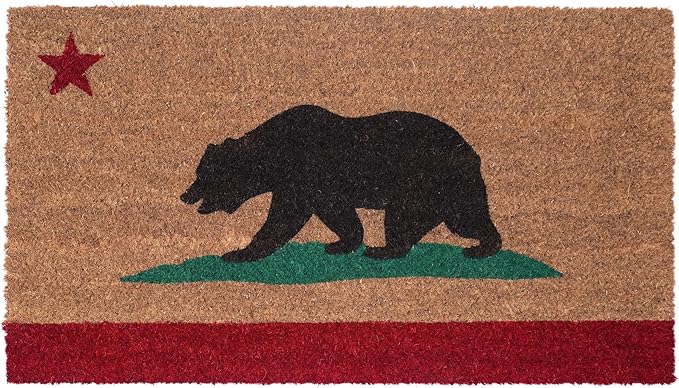 KAF Home - 17 x 30 Coir Doormat - California