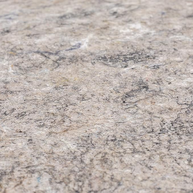 Mohawk Home 7' 8" x 10' 4" Non Slip Rug Pad Gripper 3/8 Thick Dual Surface Felt + Rubber Gripper - Safe for All Floors
