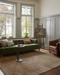 Loloi Magnolia Home by Joanna Gaines Mona Collection MOA-04 Sunset/Natural 7'-6" x 7'-6" Round Area Rug