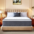 CH CHARME HOUSE Full Size Mattress, 14 Inch Full Hybrid Mattress in a Box, Medium Feel Foam and Individual Pocket Springs, Extra Edge Support, Pressure Relief, CertiPUR-US
