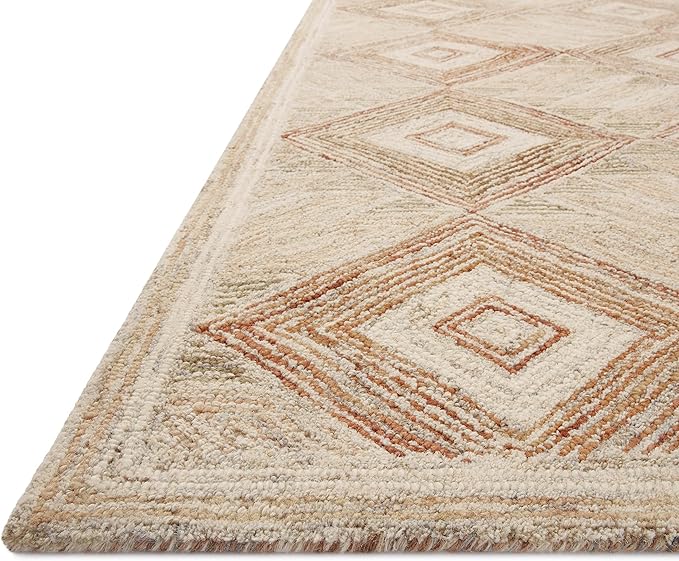 Loloi Varena Collection VAR-01 Sand/Clay 2'-6" x 7'-6" Runner Rug