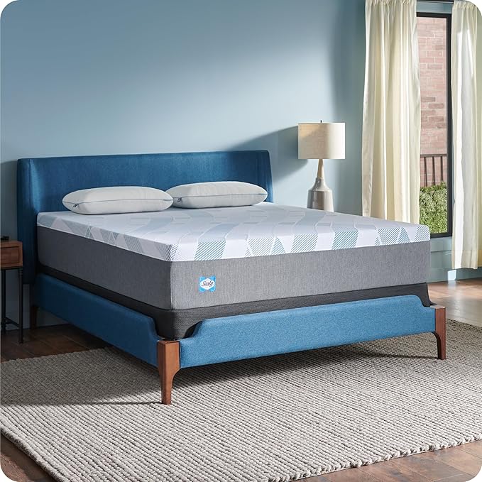 Sealy Dreamlife 12” Hybrid Mattress-in-a-Box, Twin XL, SealyComfort Gel Memory Foam, SealyResponsive Encased Coils, Surface-Guard Technology