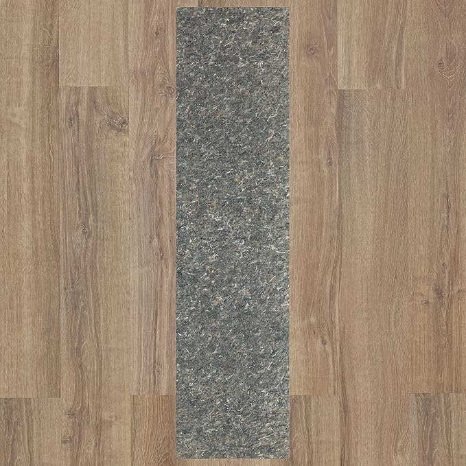 Mohawk Home 2' x 8' Non Slip Grip Rug Pad 1/2" Thick Dual Surface Felt Cushion + Rubber Gripper - Safe for All Floors