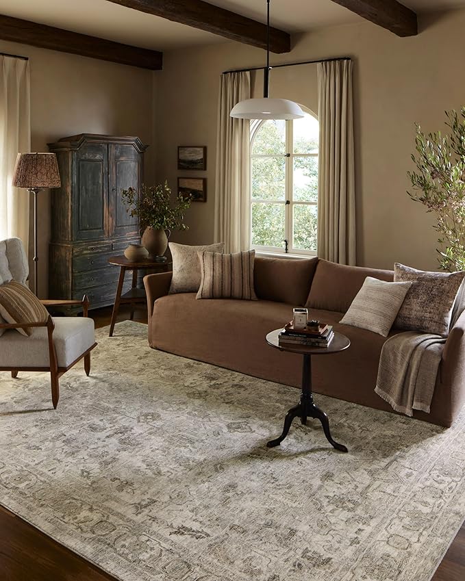 Loloi Amber Lewis Honora Collection HON-06 Grey/Taupe 7'-10" x 10' Area Rug