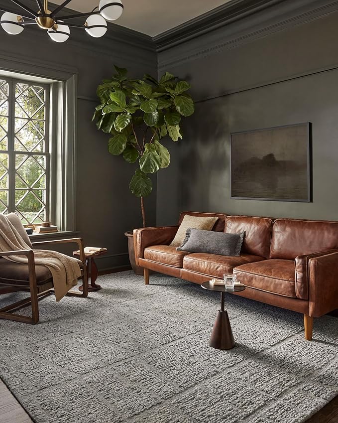 Loloi Magnolia Home by Joanna Gaines Jones Collection JON-04 Slate 8'-6" x 11'-6" Area Rug