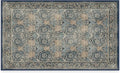 RUGGABLE x Morris & Co Washable Area Rug – Honeysuckle & Tulip Blue 3x5, Stain-Resistant, Non-Slip – Small Machine Washable Rugs for Living Room, Bedroom, Hallway, Entryway & Office–with Standard Pad