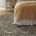 RUGGABLE x Morris & Co Washable Area Rug–Strawberry Thief Stone Gold 9x12, Stain-Resistant, Non-Slip–Large Machine Washable Rugs for Living Room, Bedroom, Hallway, Entryway & Office–with Standard Pad