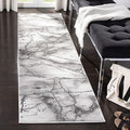 SAFAVIEH Craft Collection Runner Rug - 2'3" x 20', Grey & Silver, Modern Abstract Design, Non-Shedding & Easy Care, Ideal for High Traffic Areas in Living Room, Bedroom (CFT877G)