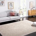 SAFAVIEH Area Rug 8x10 - Reflection Collection - Large - Beige & Cream, Non-Shedding & Easy Cleaning, Ideal for Living Room, Bedroom, Dining Space (RFT668A)