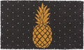 KAF Home Coir Doormat with Heavy-Duty, Weather Resistant, Non-Slip PVC Backing | 17 by 30 Inches, 0.6 Inch Pile Height | Perfect for Indoor and Outdoor Use (Pineapple)