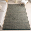 nuLOOM 6x9 Elfriede Jute & Cotton Hand Woven Area Rug, Green, Solid Rustic Farmhouse Style, Weaved Design, Natural Fiber, for Bedroom, Living Room, Dining Room, Hallway, Office, Entryway
