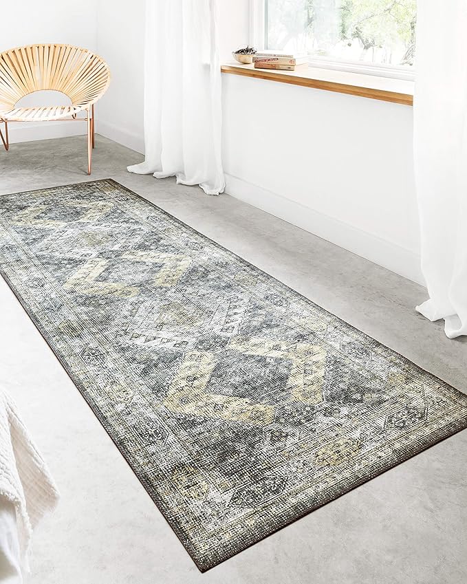 Loloi II Skye Collection SKY-09 Graphite/Silver 5'-0" x 7'-6" Area Rug