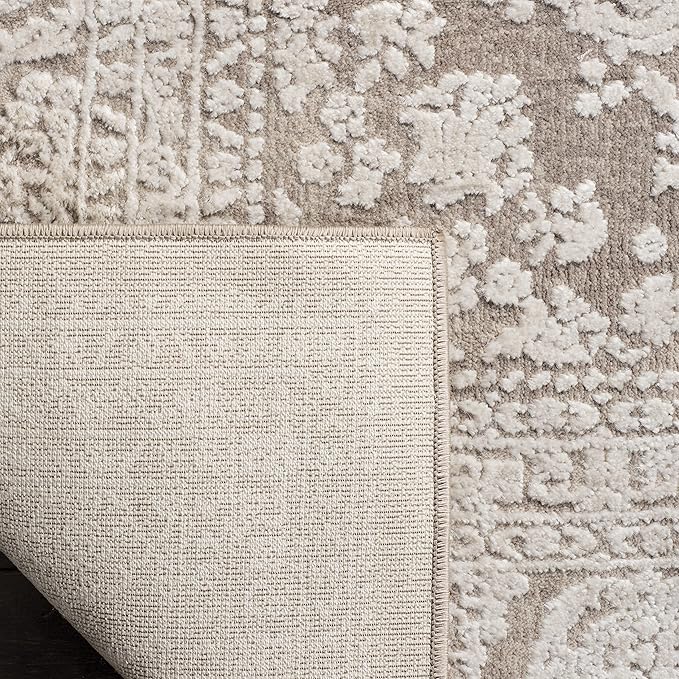 SAFAVIEH Reflection Collection Runner Rug - 2'3" x 20', Beige & Cream, Non-Shedding & Easy Cleaning, Ideal for Living Room, Dining, Bedroom (RFT668A)