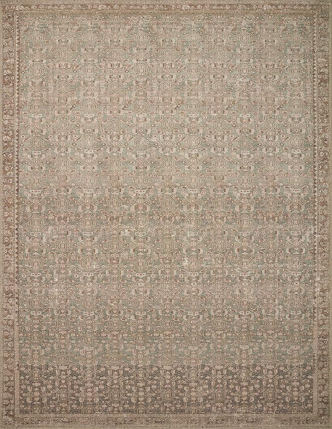 Loloi Angela Rose Aubrey Collection AUB-04 Sage/Bark 10'-0" x 14'-0", .19" Pile Height, Area Rug