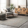 nuLOOM 6x9 Rigo Jute Hand Woven Area Rug, Grey, Solid Farmhouse Design, Natural Fiber, For Bedroom, Living Room, Dining Room, Hallway, Office, Kitchen, Entryway