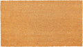 KAF Home Coir Doormat with Heavy-Duty, Weather Resistant, Non-Slip PVC Backing | 17 by 30 Inches, 0.6 Inch Pile Height | Perfect for Indoor and Outdoor Use (Blank)