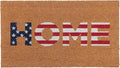 KAF Home American Flag Patriotic Coir Doormat with Heavy-Duty, Weather Resistant, Non-Slip PVC Backing | 17 by 30 Inches, 0.6 Inch Pile Height | Perfect for Indoor and Outdoor Use