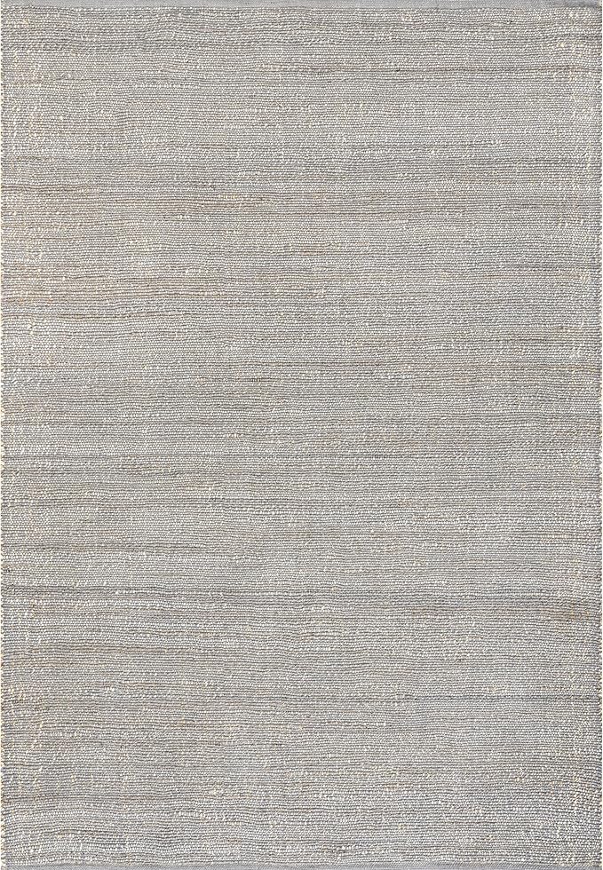 nuLOOM 11'6" x 14'6" Elfriede Jute & Cotton Hand Woven Area Rug, Elfriede Grey, Solid Rustic Farmhouse Style, Weaved Design, Natural Fiber, for Bedroom, Living Room, Hallway, Office, Entryway