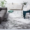 SAFAVIEH Craft Collection Area Rug - 8' x 10', Grey & Green, Modern Abstract Design, Non-Shedding & Easy Care, Ideal for High Traffic Areas in Living Room, Bedroom (CFT877Y)
