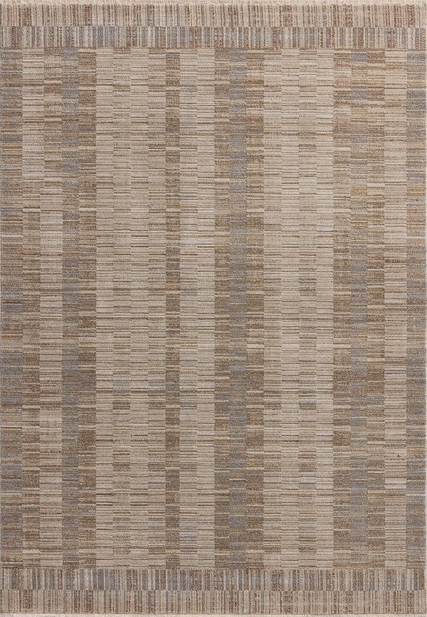 Loloi Amber Lewis Cali Collection CIL-05 Natural/Multi 9'-6" x 13', .25" Pile Height, Area Rug