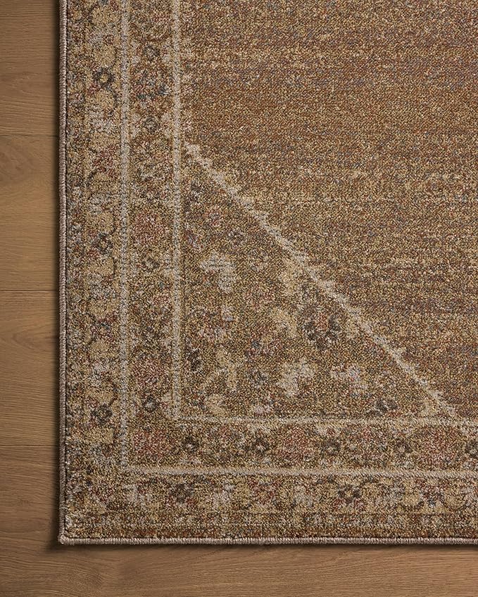 Loloi Magnolia Home by Joanna Gaines Mona Collection MOA-04 Sunset/Natural 2'-6" x 10'-0" Runner Rug