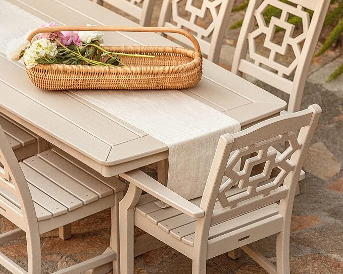Martha Stewart by POLYWOOD® Chinoiserie Dining Side Chair in Green