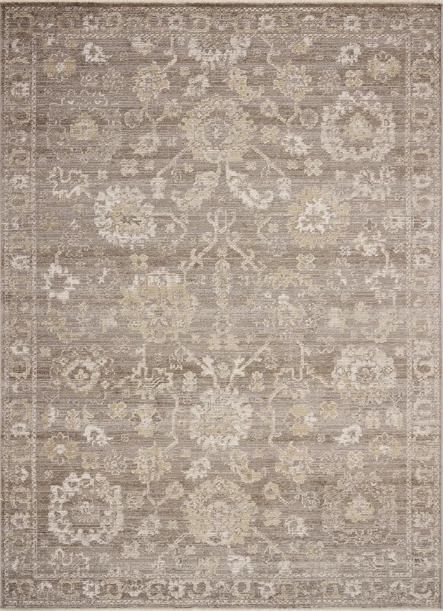Loloi Magnolia Home by Joanna Gaines Pace Collection PAC-03 Taupe/Wheat 2'-6" x 12'-0" Runner Rug