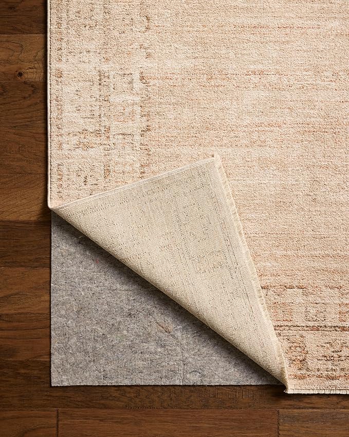 Loloi Chris Loves Julia Palma Collection PLM-02 Spice/Natural 2'-7" x 10'-0" Runner Rug Vintage Style Boho Living Room Bedroom Carpet