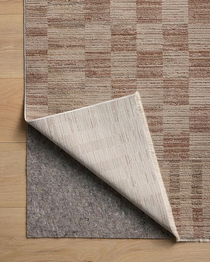 Loloi Amber Lewis Cali Collection CIL-06 Brick/Natural 11'-6" x 15'-7", .25" Pile Height, Area Rug
