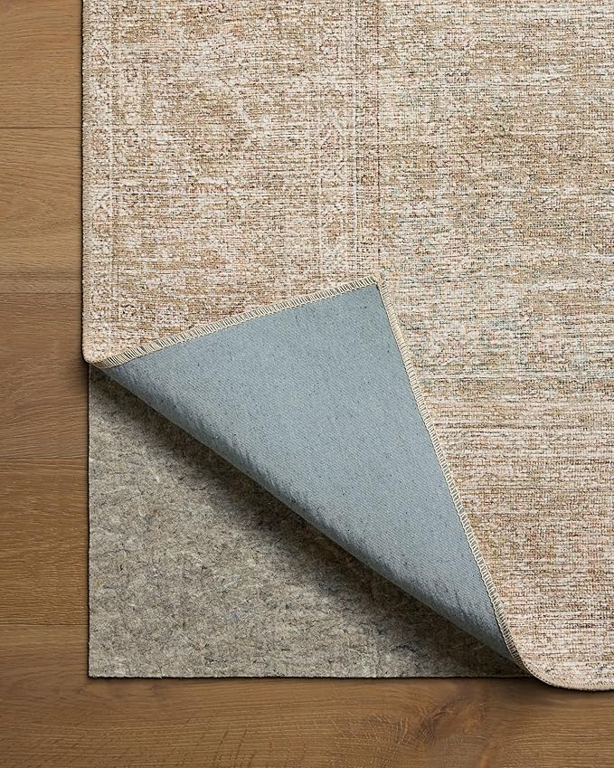Loloi Amber Lewis Cambria Collection CBR-06 Multi/Natural 2'-6" x 9'-6" Runner Rug Jute, Neutral, Vintage Style, Antique Tone, Living, Bedroom, Dining, Carpet