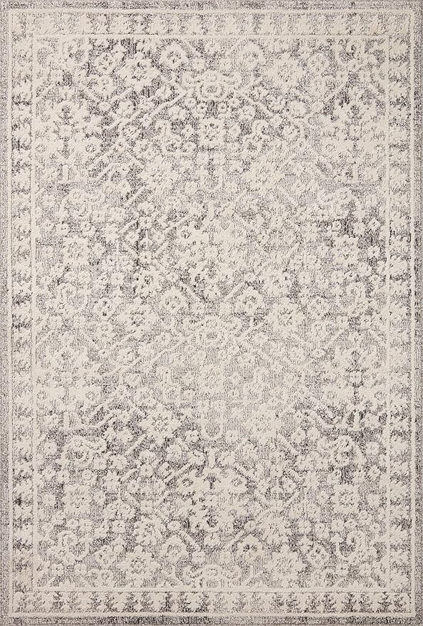 Loloi Magnolia Home by Joanna Gaines Gigi Collection GIG-01 Grey/Ivory 7'-10" x 10' Area Rug