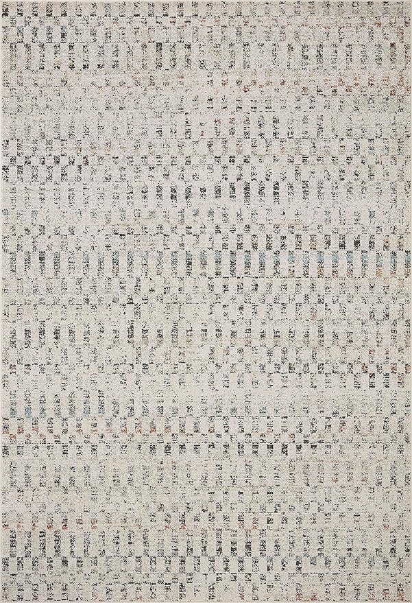Loloi Kamala Collection KAM-05 Grey/Multi 4'-0" x 6'-0" Accent Rug