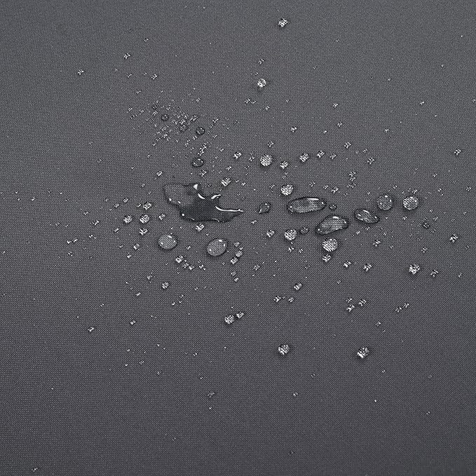 Christopher Knight Home Claremont Outdoor 3 Seater Acacia Wood Daybed with Fabric Water Resistant and Removable Cushions, Patio Garden Sofa with Slat Paneling Armrest and Back, Grey and Dark Grey