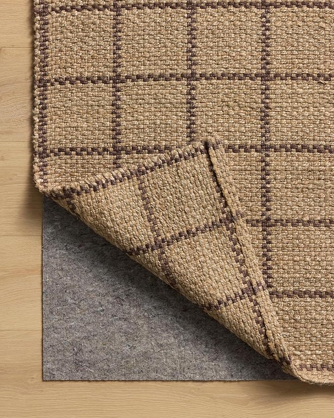Loloi Chris Loves Julia Fletcher Collection FLE-01 Natural/Brown 9'-3" x 13', .37" Pile Height, Area Rug