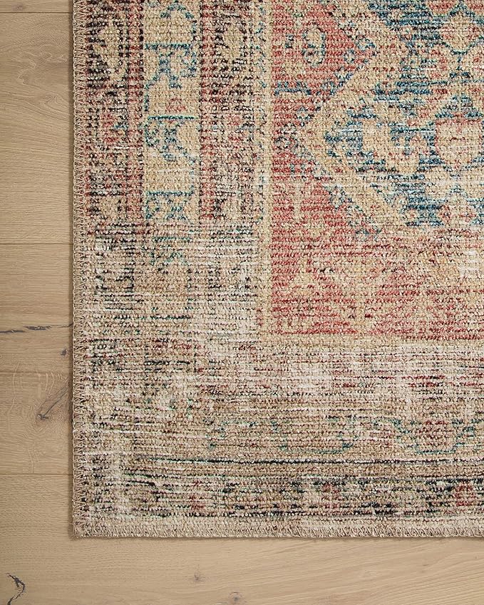Loloi Angela Rose Aubrey Collection AUB-03 Ocean/Spice 2'-3" x 3'-9", .19" Pile Height, Accent Rug