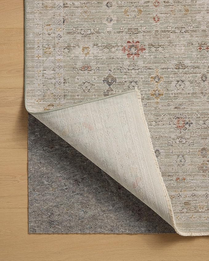 Loloi Chris Loves Julia Ida Collection IDA-04 Spa/Multi 3'-6" x 5'-6", .19" Pile Height, Accent Rug