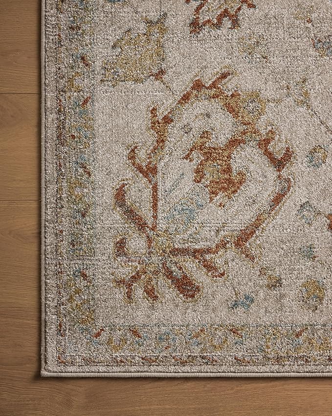 Loloi Magnolia Home by Joanna Gaines Mona Collection MOA-02 Oatmeal/Multi 2'-6" x 8'-0" Runner Rug