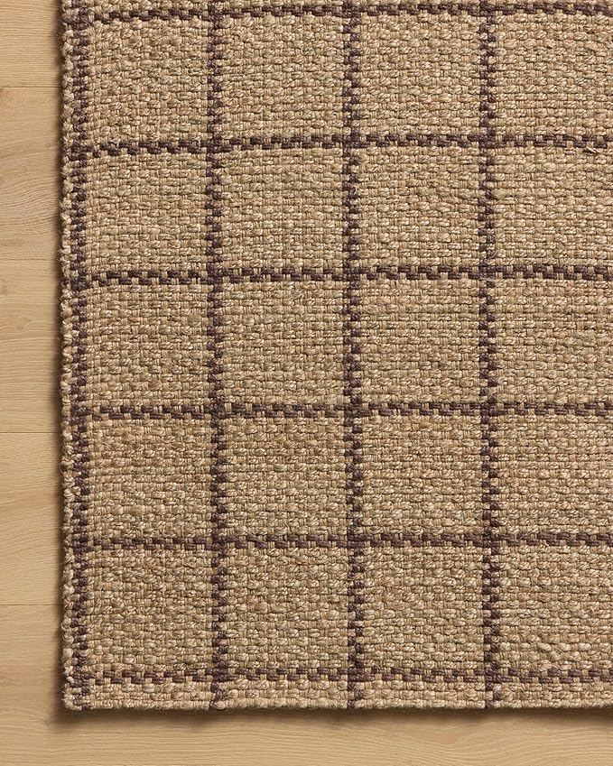Loloi Chris Loves Julia Fletcher Collection FLE-01 Natural/Brown 8'-6" x 11'-6", .37" Pile Height, Area Rug