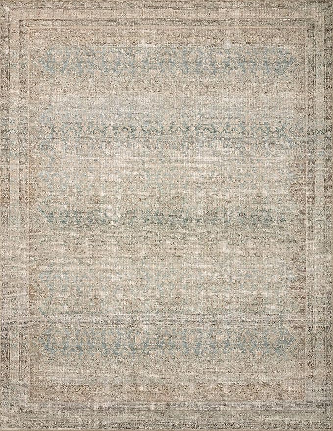 Loloi Angela Rose Aubrey Collection AUB-03 Jade/Natural 3'-9" x 5'-6", .19" Pile Height, Accent Rug