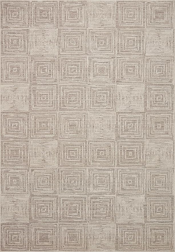 Loloi Darby Collection DAR-05 Beige/Grey 2'-7" x 8'-0" Runner Rug