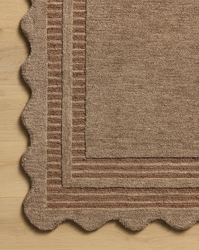 Loloi Chris Loves Julia Scottie Collection SCO-01 Mocha/Clay 7'-9" x 9'-9", .87" Pile Height, Area Rug