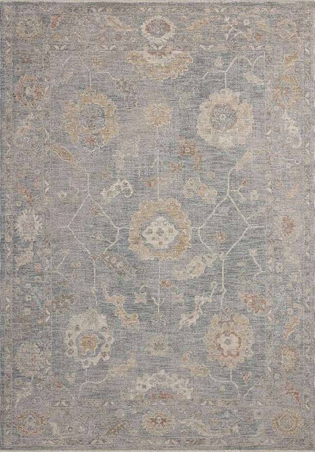 Loloi Chris Loves Julia Louisa Collection LOI-02 Ocean/Sunset 7'-10" x 10', .38" Pile Height, Area Rug