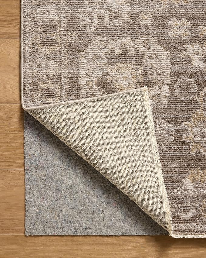Loloi Magnolia Home by Joanna Gaines Pace Collection PAC-03 Taupe/Wheat 2'-6" x 12'-0" Runner Rug