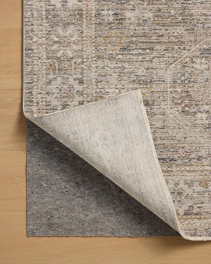 Loloi Chris Loves Julia Ida Collection IDA-01 Taupe/Multi 3'-6" x 5'-6", .19" Pile Height, Accent Rug