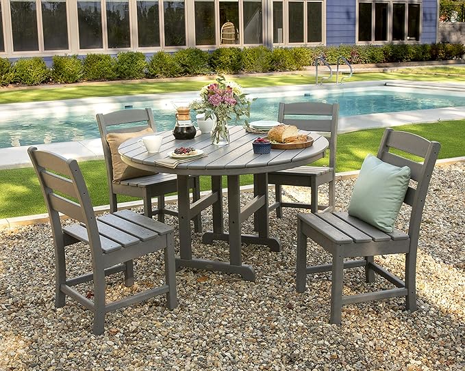 POLYWOOD® Lakeside Dining Set, Teak